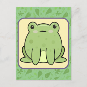 Kawaii Kikker Briefkaart