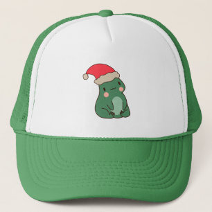 Kawaii Kikker Kerstfeest Pak Trucker Pet