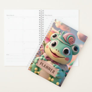 Kawaii Kikker met Slak Planner