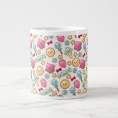 Kawaii-kinderpatroon met schattige doedels jumbo beker (Voorkant)