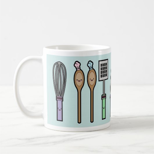 Kawaii Kitchen-gereedschap Koffiemok (Links)