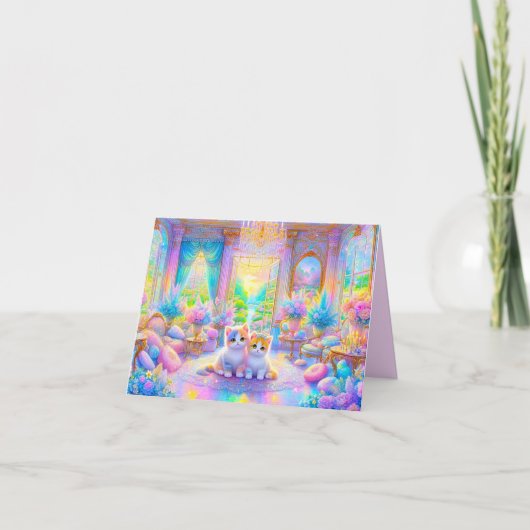 Kawaii Kitten Note Cards Stationery (Devant)