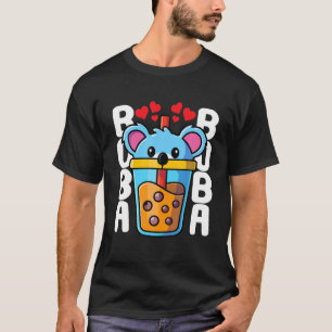 Kawaii Koala Beer Bubble Tea Cup Drink Koala Loves T-shirt