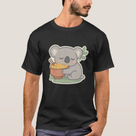 Kawaii Koala Hugging Ramen Bowl – Schattige Aussie T-shirt