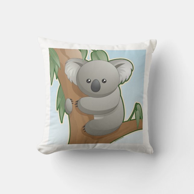 Kawaii Koala Kussen (Voorkant)