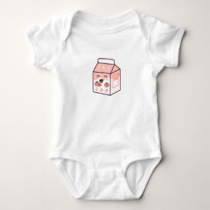 Kawaii Koe Retro Japanse peach Milk Romper