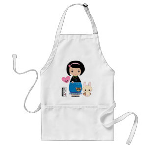 Kawaii Kokeshi Apron Standaard Schort