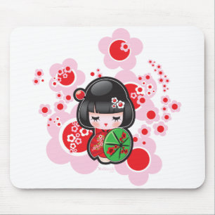 Kawaii Kokeshi Doll Muismat
