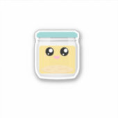 Kawaii Kombucha Scoby- Vinyl Sticker (Voorkant)