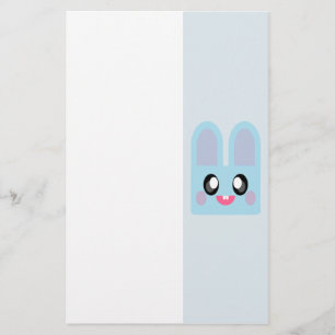 KAWAII KONIJN KONIJN AARDIG PAASBLAUW BABY ZOET BRIEFPAPIER