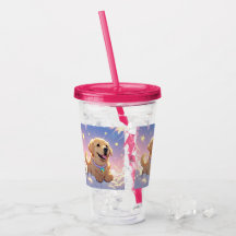 Kawaii Labrador Retriever hemel en sterren