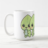 Kawaii Leaf Babies Parade Koffiemok (Links)