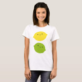 Kawaii Lemon en Limoen T-shirt (Voorkant volledig)