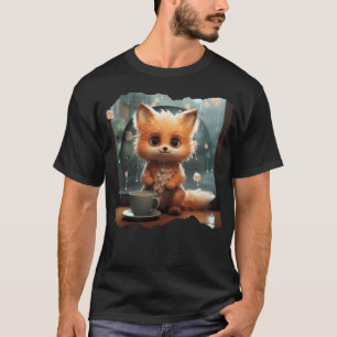 Kawaii Lieve Herfstvos T-shirt