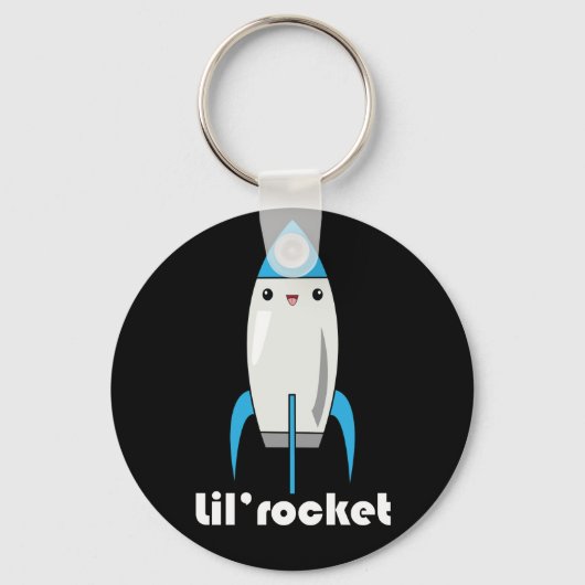 Kawaii Lil’ Rocket sleutelhanger (Voorkant)