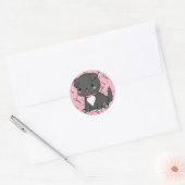 Kawaii Lollipop Pup Sticker (Envelop)