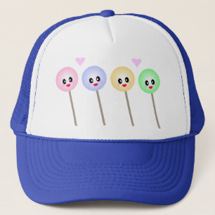 KAWAII LOLLIPOPS LIEFDE CAP HOED TRUCKER PET