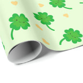 Kawaii Lucky Clover Cadeaupapier (Rol Hoek)