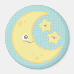 Kawaii Lune et Stars Magnet