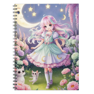 Kawaii Magical Girl Journal - Spirit Cat Carnet
