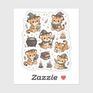 Kawaii Magische Tijger Sticker Collectie