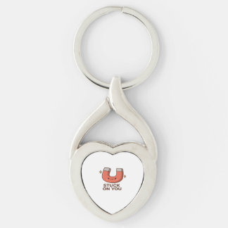 Kawaii Magnet Stuck On You Cute Playful Style Sleutelhanger