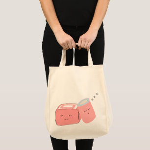Kawaii Marshmallow Tote Tas
