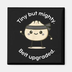 Kawaii Martial Arts Blauwe Band Dumpling Karate Magneet