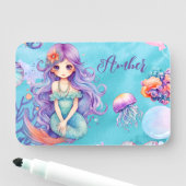 Kawaii Mermaid Party Naamplaatje (In situ)