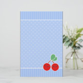 Kawaii Merry Cherry Stationery Briefpapier (Staand voorkant)