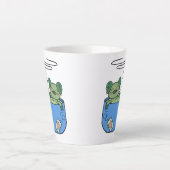 Kawaii Mint Pig Mug (Devant)