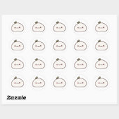 Kawaii Mochi-Plant Ronde Sticker (Vel)