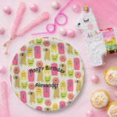 Kawaii Monster Verjaardagsfeest Bord (Feest)