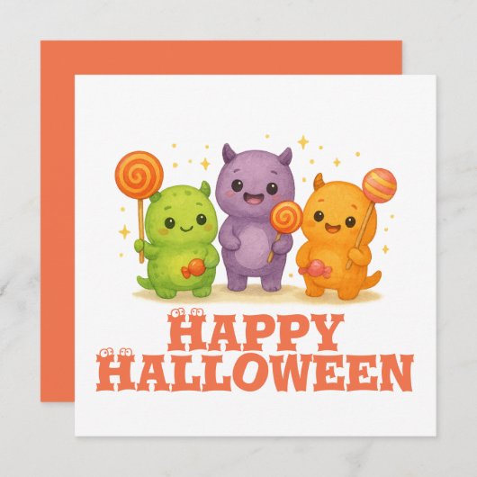 Kawaii Monsters & Lollipops Halloween (Voorkant / Achterkant)