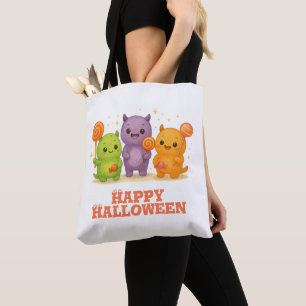 Kawaii Monsters & Lollipops Schattigee Halloween T Draagtas
