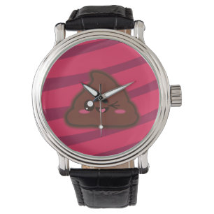 Kawaii montre de poop drôle