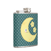 Kawaii Moon en Stars Flask Heupfles (Rechts)