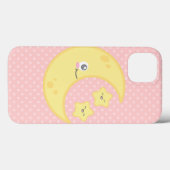 Kawaii Moon en Stars iPad Mini Case (Achterkant (horizontaal))