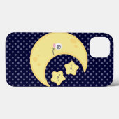 Kawaii Moon en Stars iPad Mini Case (Achterkant (horizontaal))