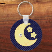 Kawaii Moon en Stars Sleutelhanger (Voorkant)