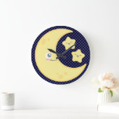 Kawaii Moon en Stars Wall Clock Grote Klok (Huis)