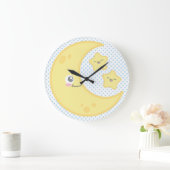 Kawaii Moon en Stars Wall Clock Grote Klok (Huis)