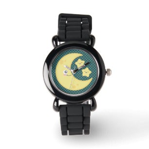 Kawaii Moon en Stars Watch Horloge