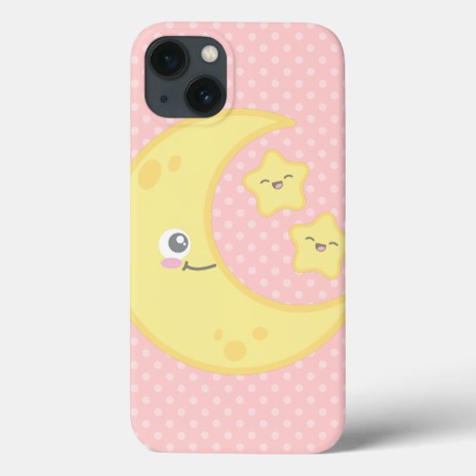 Kawaii Moon et coque ipad des étoiles (Verso)