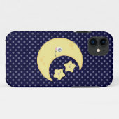 Kawaii Moon et coque iphone des étoiles (Dos (Horizontal))