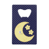 Kawaii Moon et étoiles Carte de crédit Ouverture d (Devant)