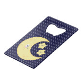 Kawaii Moon et étoiles Carte de crédit Ouverture d (Dos Angle)
