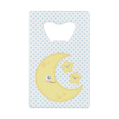 Kawaii Moon et étoiles Carte de crédit Ouverture d (Devant)