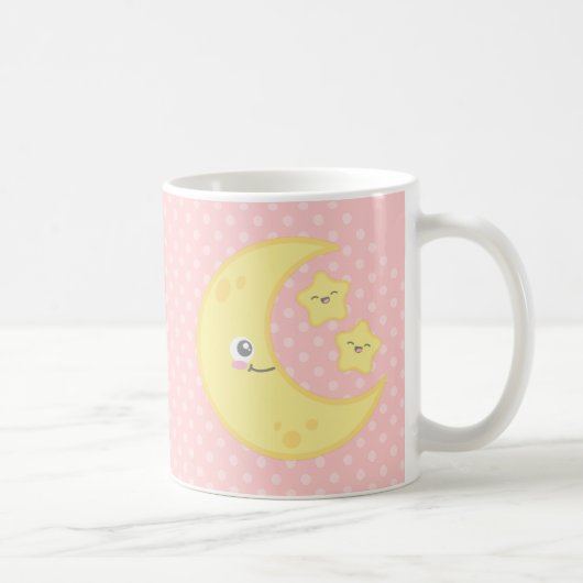 Kawaii Moon et Stars Mug (Droite)