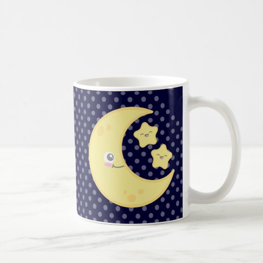 Kawaii Moon et Stars Mug (Droite)